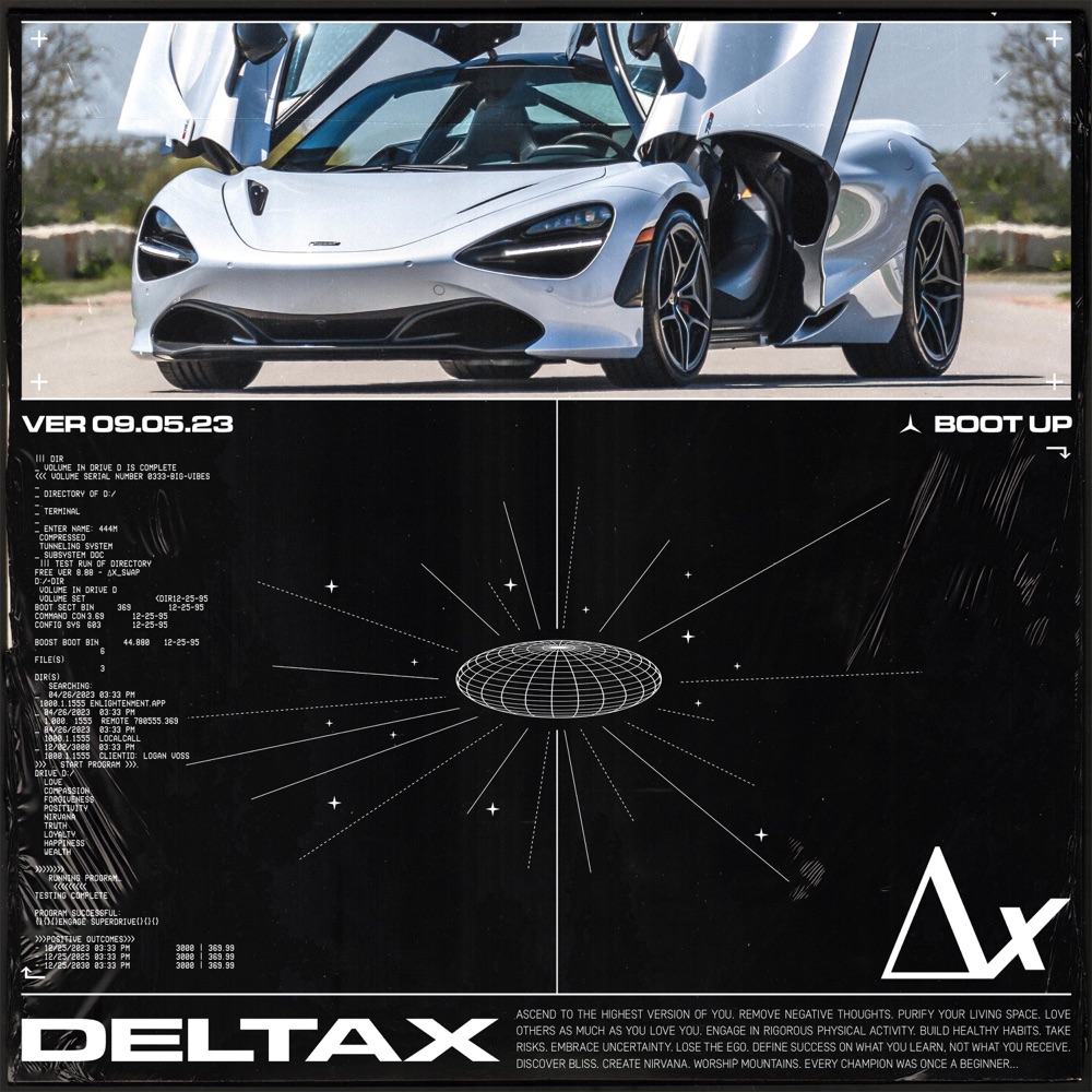 Boot Up cover art by DeltaX